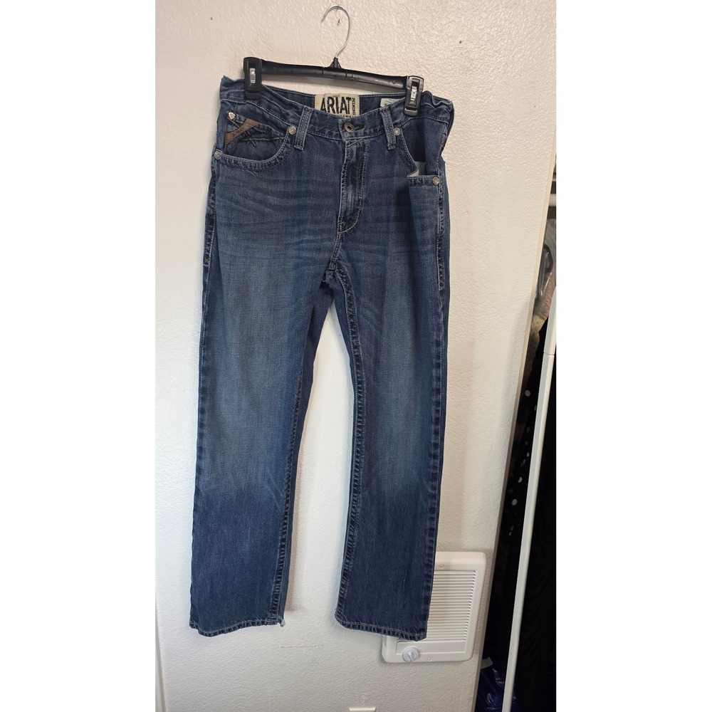 Ariat M4 Straight Leg Jeans Mens 34x34 Blue